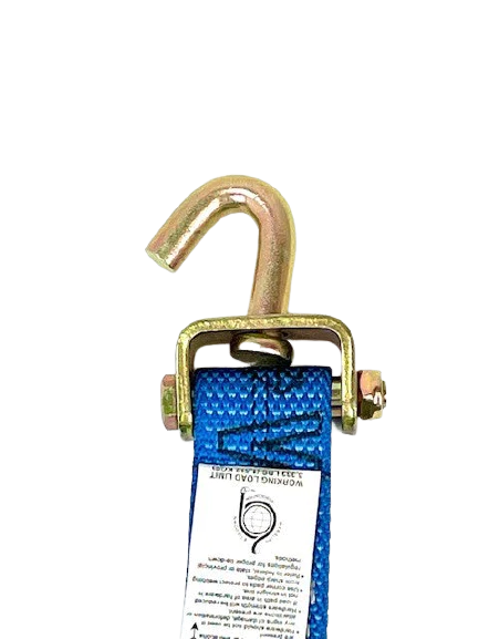 2-Pack Diamond Weave Ratchet Tie Down Straps with Swivel Hooks - Heavy Duty 1
