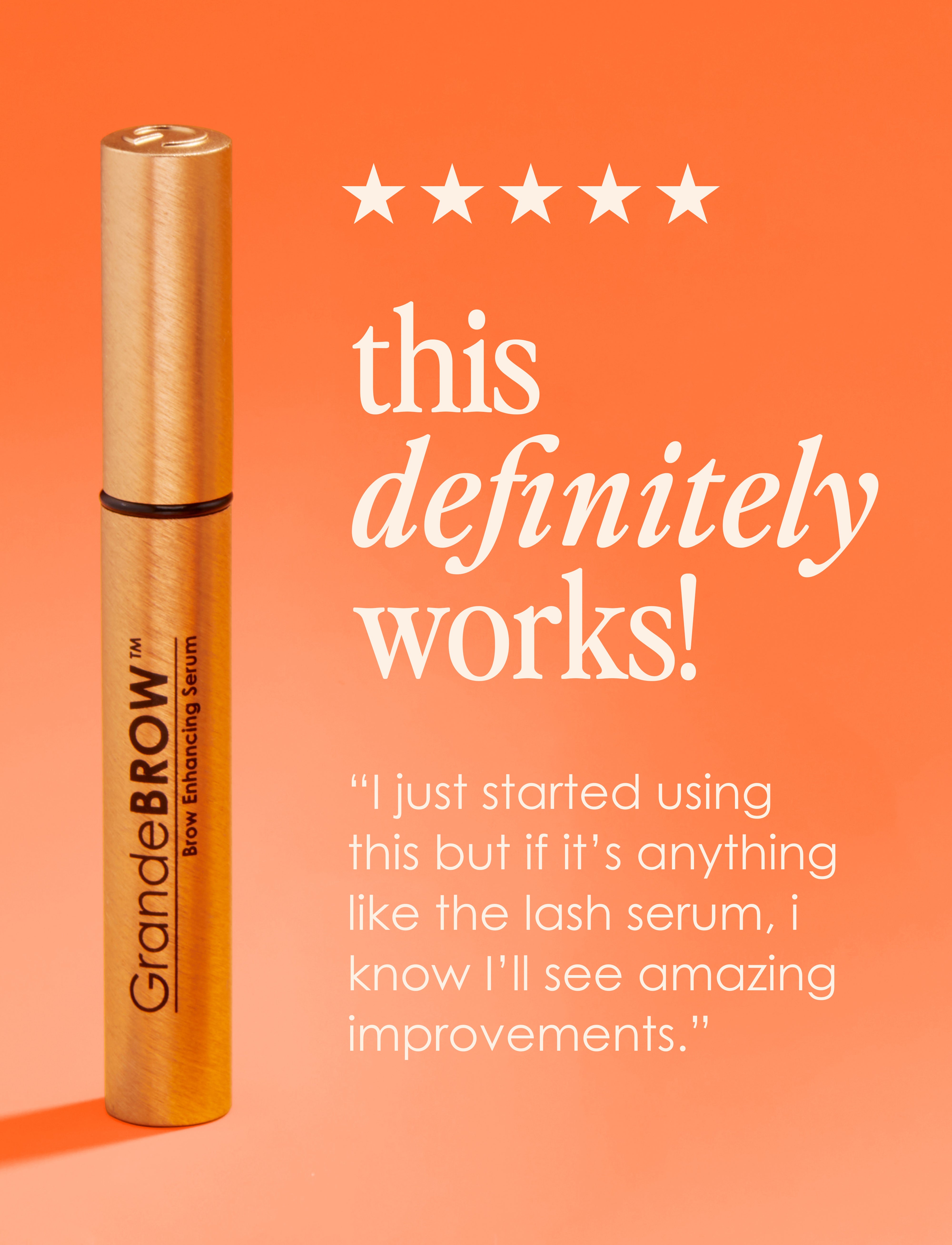 GrandeBROW Eyebrow Growth Serum - Travel Size for Fuller, Thicker Brows | Perfect for On-the-Go Beauty & Travel Essentials
