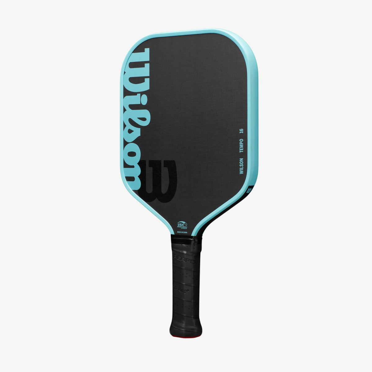 Wilson Tempo 16 Pickleball Paddle - Premium Graphite Face with Cushion Grip (Black/Blue) | Perfect for Recreational & Competitive Play, Indoor & Outdoor Courts
