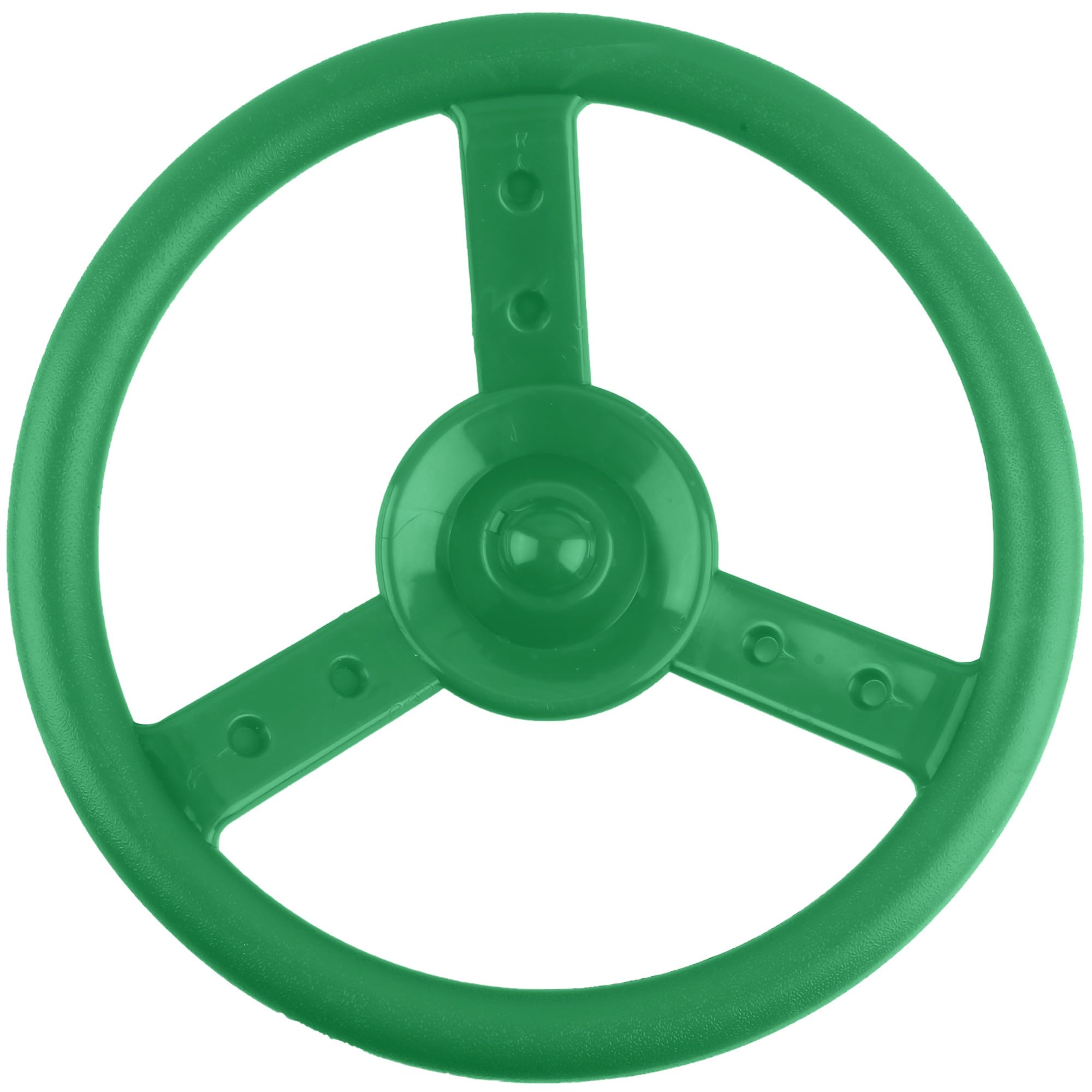 Outdoor Playground Steering Wheel - Durable Plastic Swingset & Pirate Ship Playset for Backyard, Treehouse, Jungle Gym - Green (1 Pack) - Perfect for Kids' Pretend Play & Outdoor Adventure