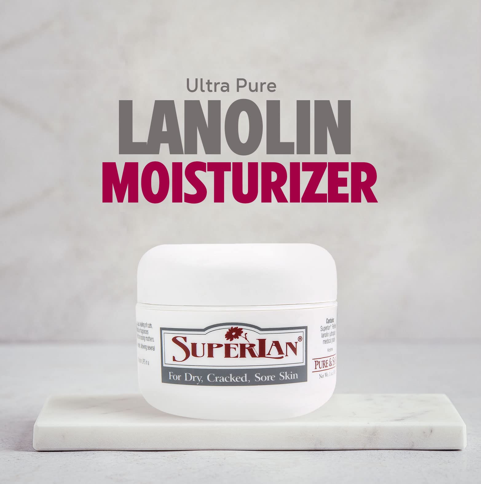 100% Medical-Grade Lanolin Cream 1 Oz - Ultra Hydrating Nipple Cream for Breastfeeding - Thick Moisturizer for Eczema, Psoriasis & Severe Dry Skin - Soothing Skin Care for Cracked Hands & Lips - Perfect for Nursing Mothers & Sensitive Skin Relief