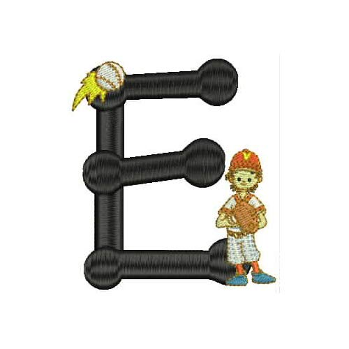 Threadart Machine Embroidery Design Bundles - Alphabet Sets - Baseball Alphabet (1) - USB Stick Included - 25+ Embroidery Font Collections - Perfect for Sports Jerseys, Team Uniforms & Personalized Gifts