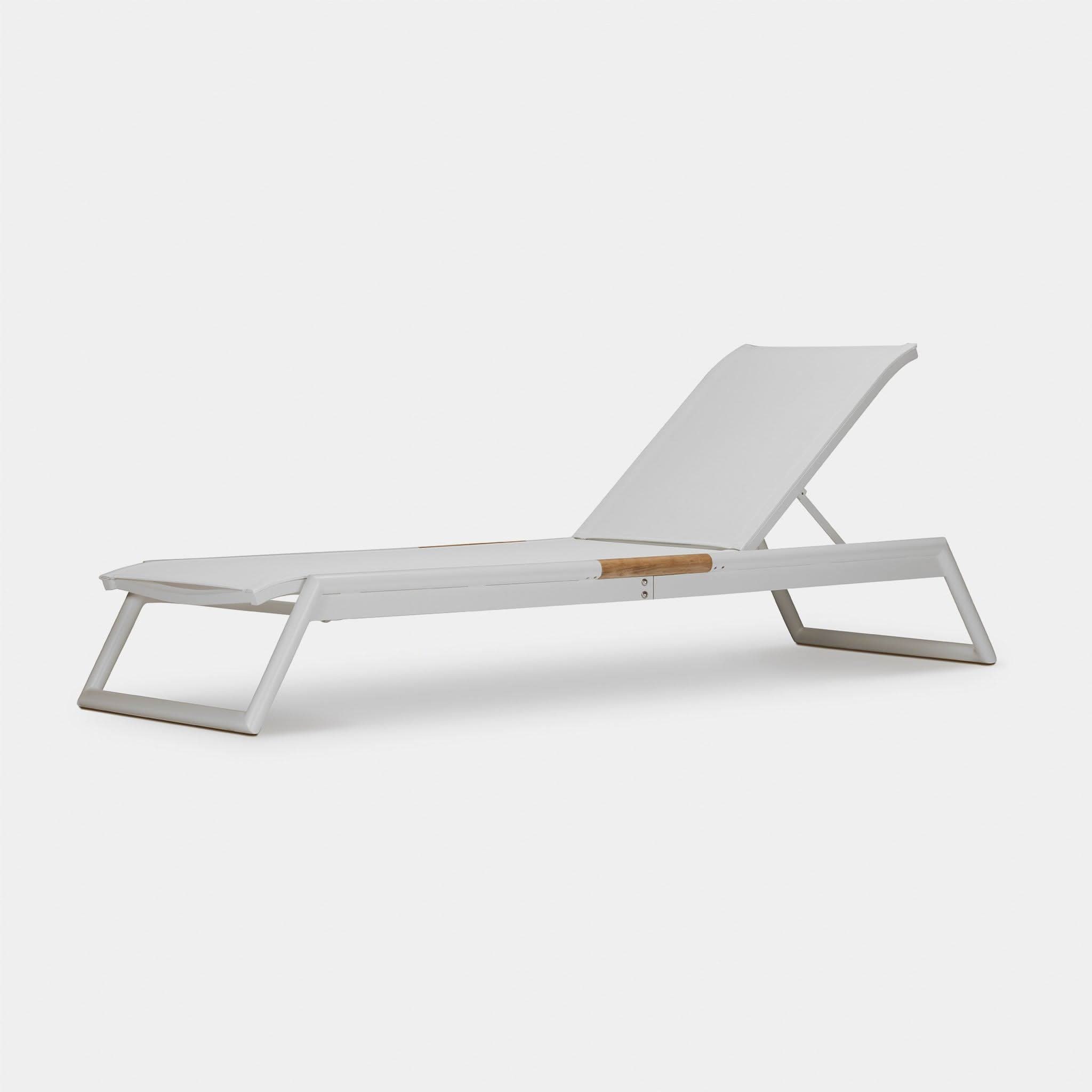 Premium Breeze Stacking Sun Lounge Chair - Durable Outdoor Patio Furniture for Poolside, Beach, and Garden Relaxation