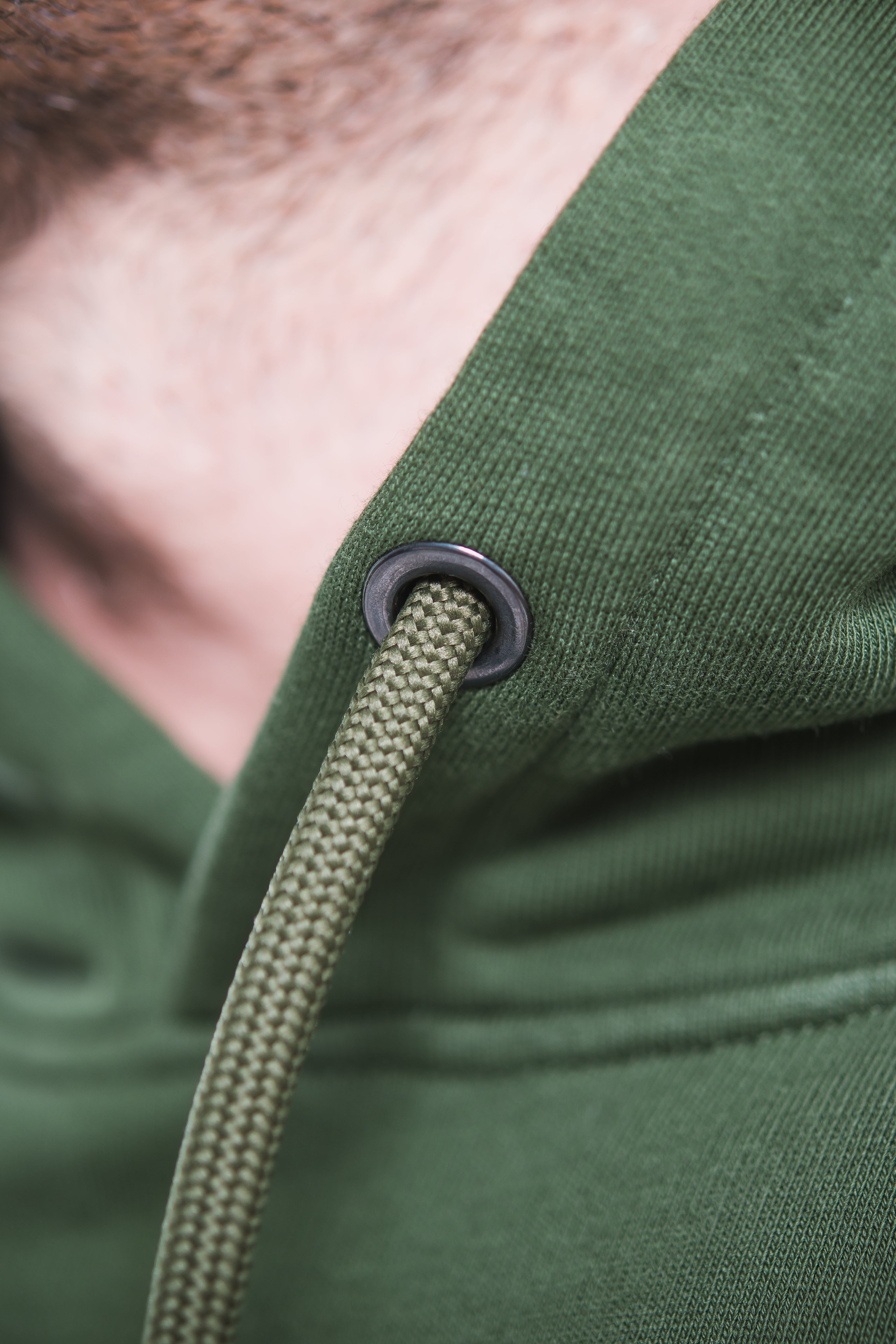 Men's Hoodie Be Lenka Essentials - Dark Green Pullover for Casual Wear & Outdoor Activities