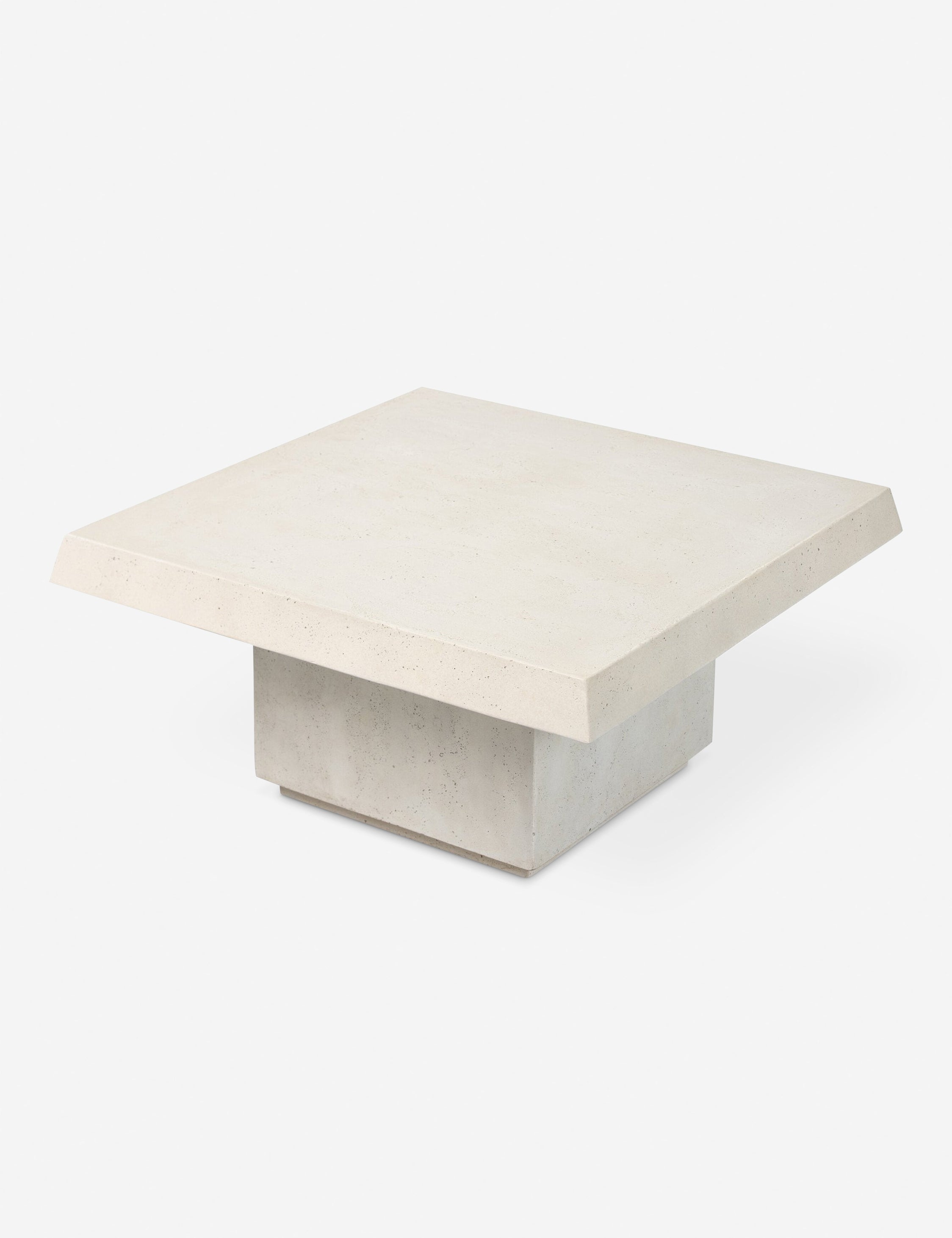 Avila Square Coffee Table - Indoor & Outdoor Use - Modern Design by Amber Lewis x Four Hands - Perfect for Patio, Living Room, and Garden Decor