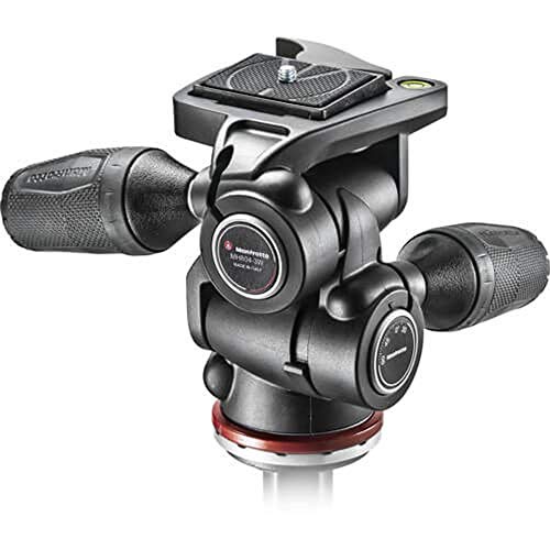 Manfrotto MH804 3WUS 3-Way Pan/Tilt Head for DSLR Cameras - Professional Tripod Head for Photography & Videography - Perfect for Travel, Studio & Outdoor Shooting