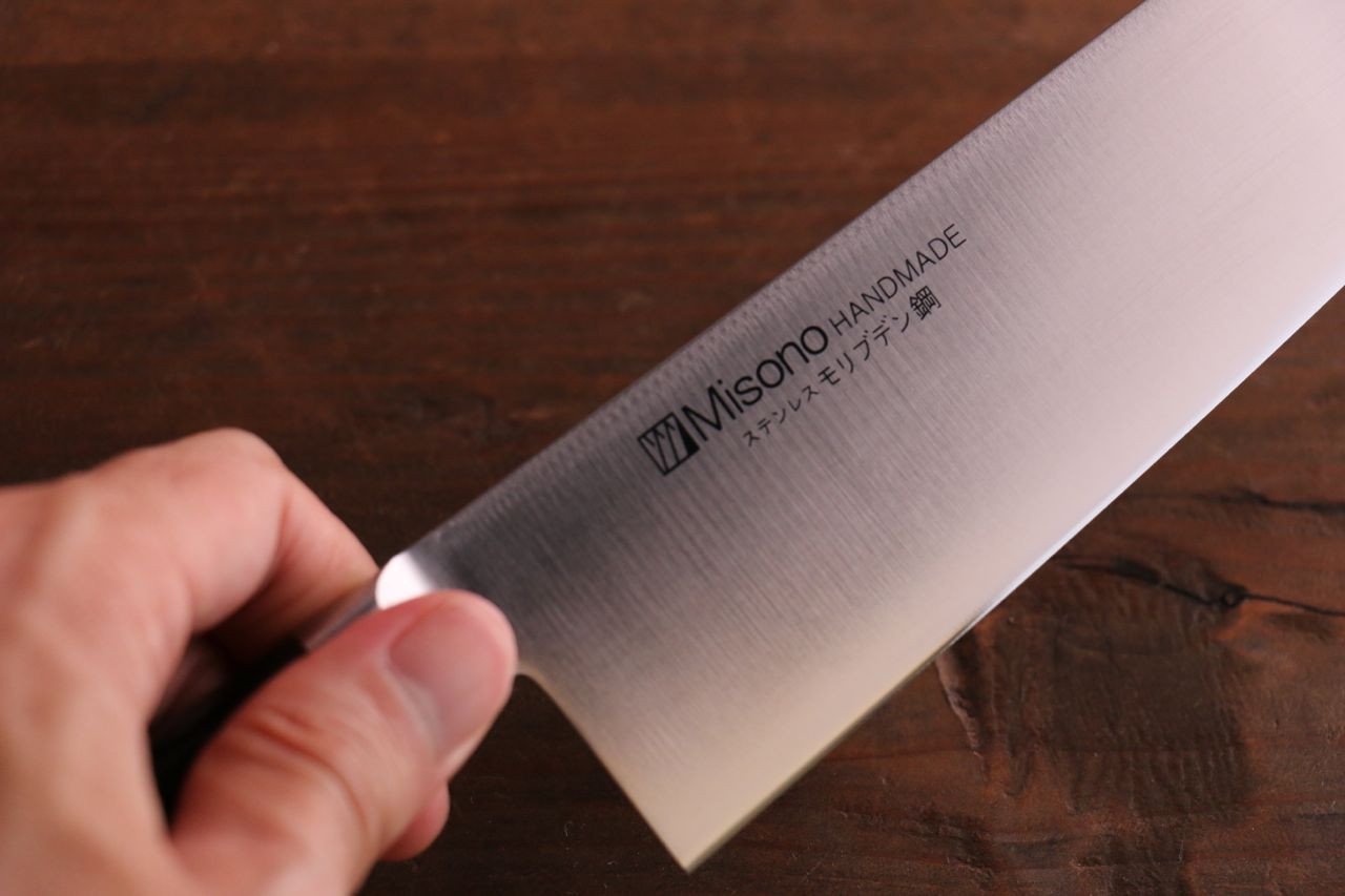 Misono 180mm Molybdenum Santoku Knife - High-Performance Japanese Kitchen Knife for Slicing, Dicing & Chopping Vegetables, Meat & Fish - Perfect for Home Chefs & Professional Cooking