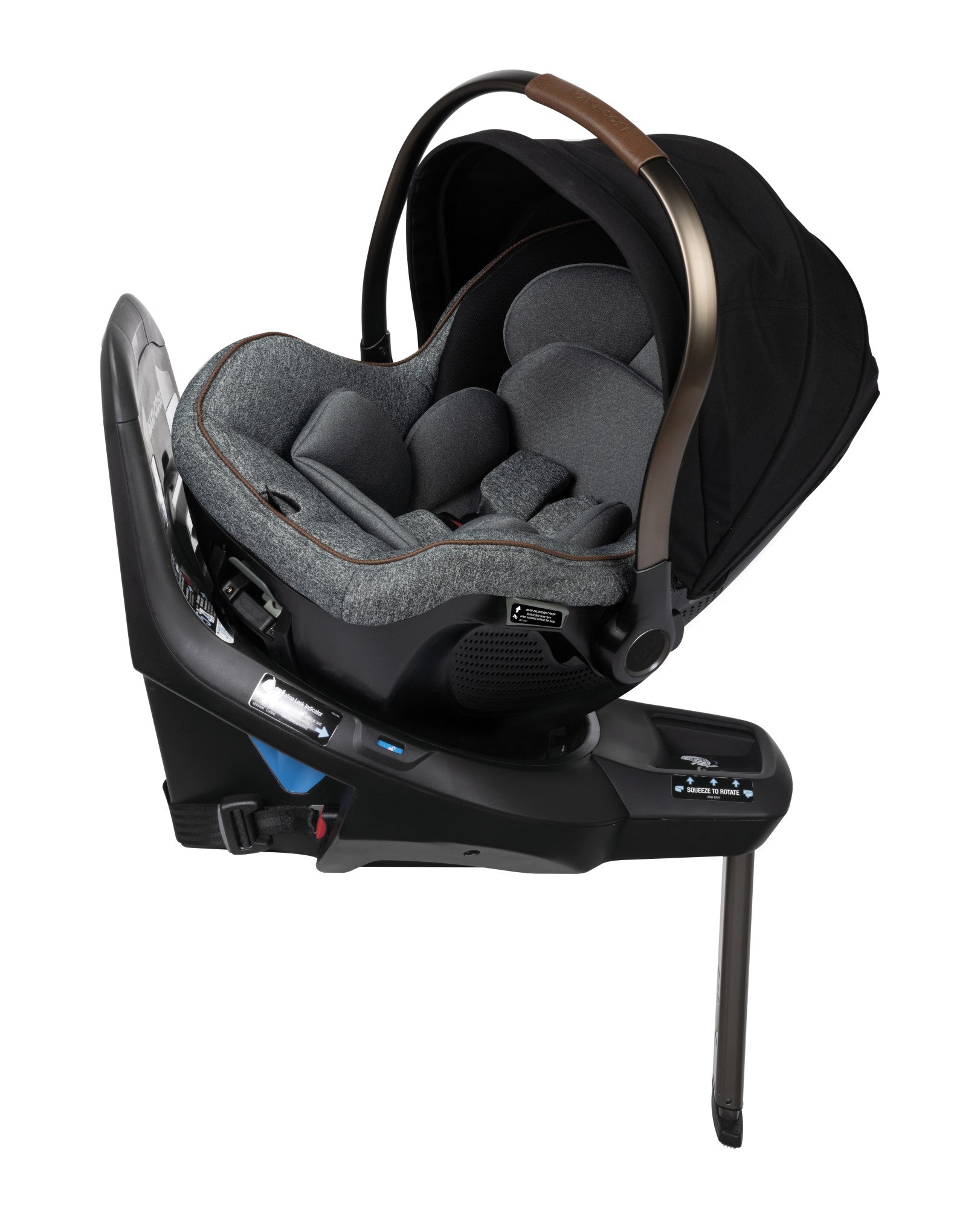 Maxi Cosi Peri 180° Rotating Infant Car Seat with Extra Base - Safe & Convenient Baby Travel Solution for Newborns to Toddlers | Ideal for Cars, SUVs, and Family Road Trips