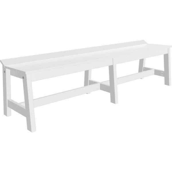 Rustic Wooden Café Dining Bench - Solid Oak Kitchen Bench with Backrest, Perfect for Restaurants, Cafés, and Home Breakfast Nooks
