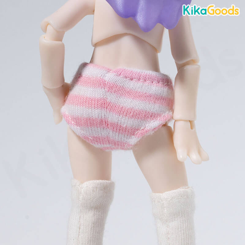 BJD Doll Underwear Set - Soft Cotton Panties for Ball Jointed Dolls - Perfect for 1/3, 1/4 Scale Doll Clothing & Photo Shoots