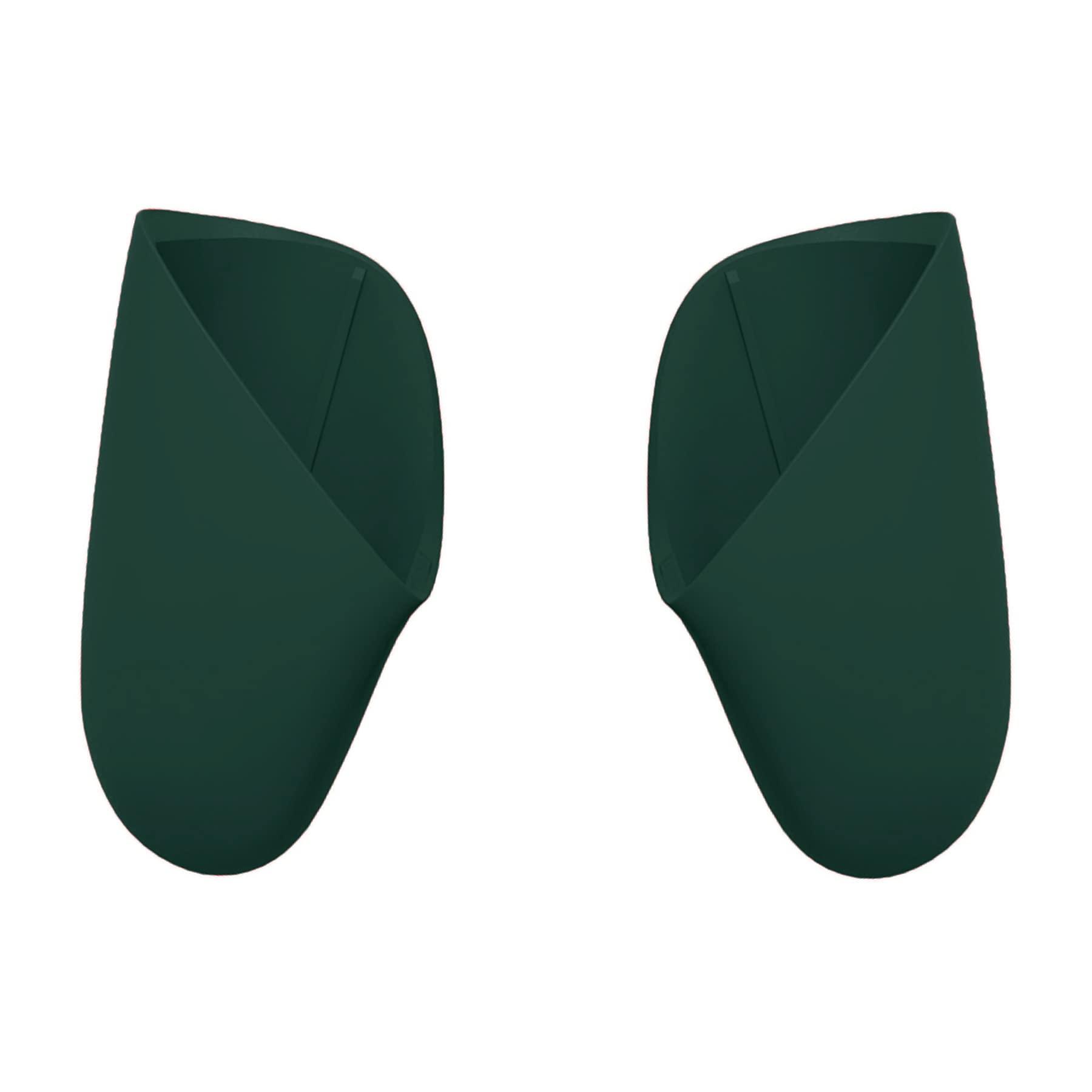 ExtremeRate Racing Green Soft Touch Replacement Handles for Nintendo Switch Pro Controller - DIY Grip Shell (Controller Not Included) - Perfect for Gaming, Long Sessions & Enhanced Comfort