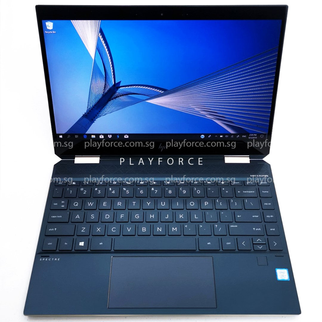 HP Spectre x360 13-inch Laptop (Intel Core i7-8565U, 16GB RAM, 512GB SSD) - 2-in-1 Convertible Touchscreen Notebook for Business, School & Creative Work