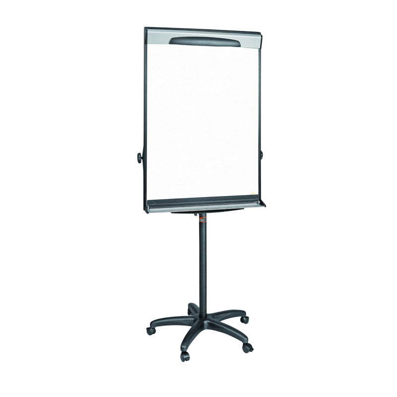 Magnetic Dry Erase Board Easel with Pen Tray - Adjustable Black Standing Whiteboard for Office, Classroom & Home Use - Perfect for Presentations, Teaching & Kids Drawing