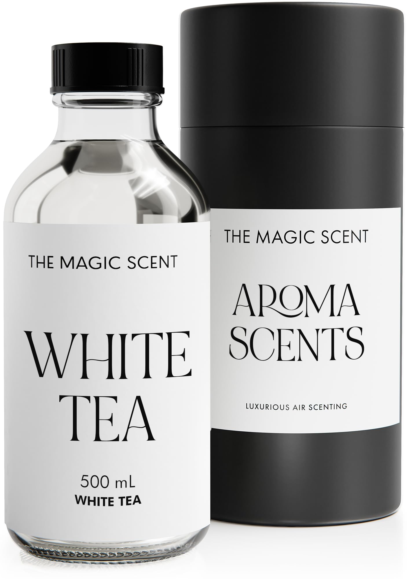 White Tea Essential Oil for Diffusers - 500ml Aromatherapy Oil for HVAC, Cold-Air & Ultrasonic Diffusers | Spa-Inspired Relaxation | Perfect for Home, Office & Yoga Studio