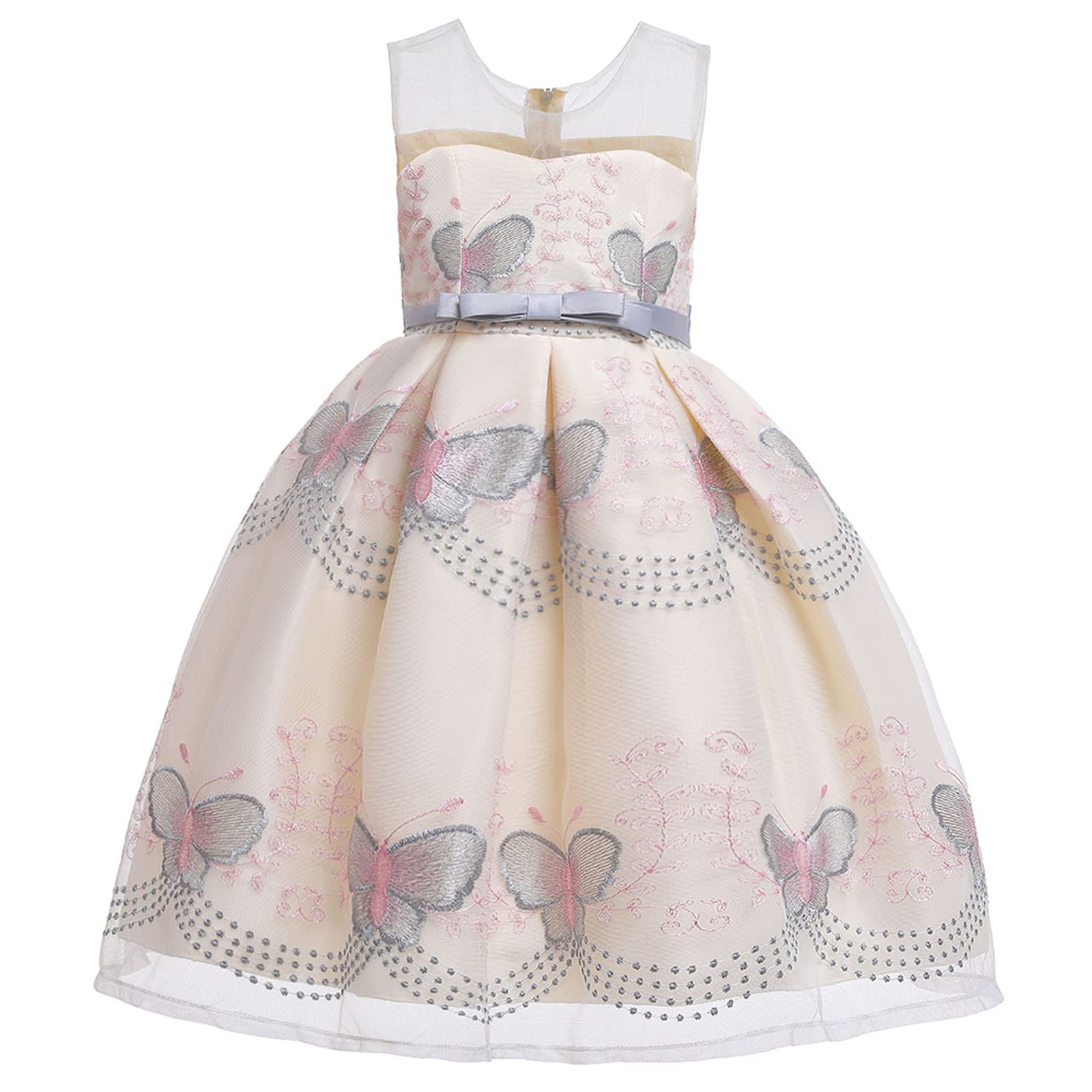 3-8T Girls Tutu Dress - Sleeveless Tank Princess Party Gown with Bowknot for Birthday, Photo Shoot & Special Occasions | Cute Sweetheart Design for Baby & Toddler Girls