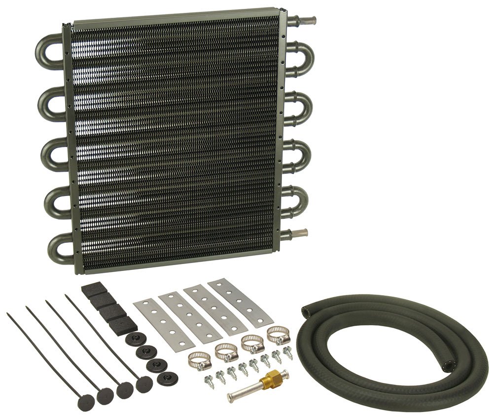 Derale 13108 Series 7000 High-Performance Transmission Oil Cooler - Heavy Duty Cooling for Trucks, SUVs & Performance Vehicles - Ideal for Towing & Off-Road Use