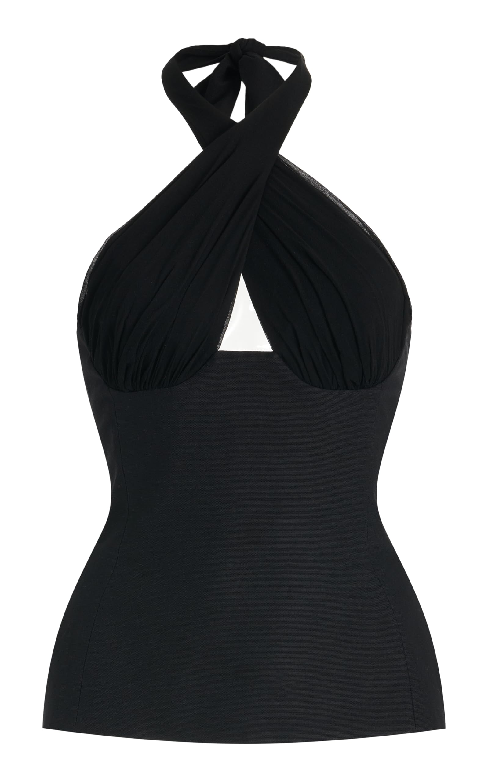 Women's Silky Halter Neck Crop Top - Sleeveless Crisscross Wrap Tank Top | Y2K Summer Slim Fit Backless Cami Top for Beach, Party & Night Out