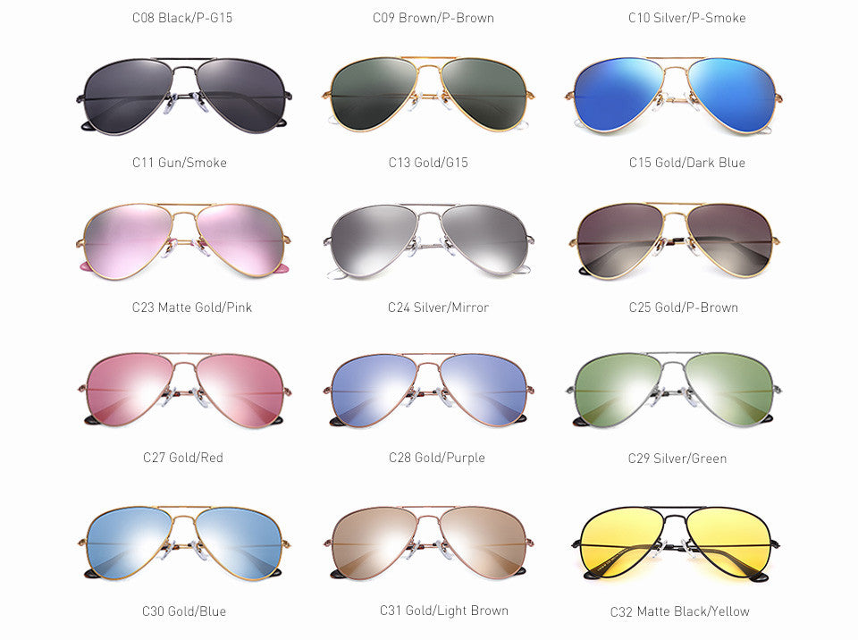 20/20 Unisex Full Rim Square Alloy Polarized Sunglasses 17019 - UV Protection for Driving, Outdoor Sports & Fashion Accessories