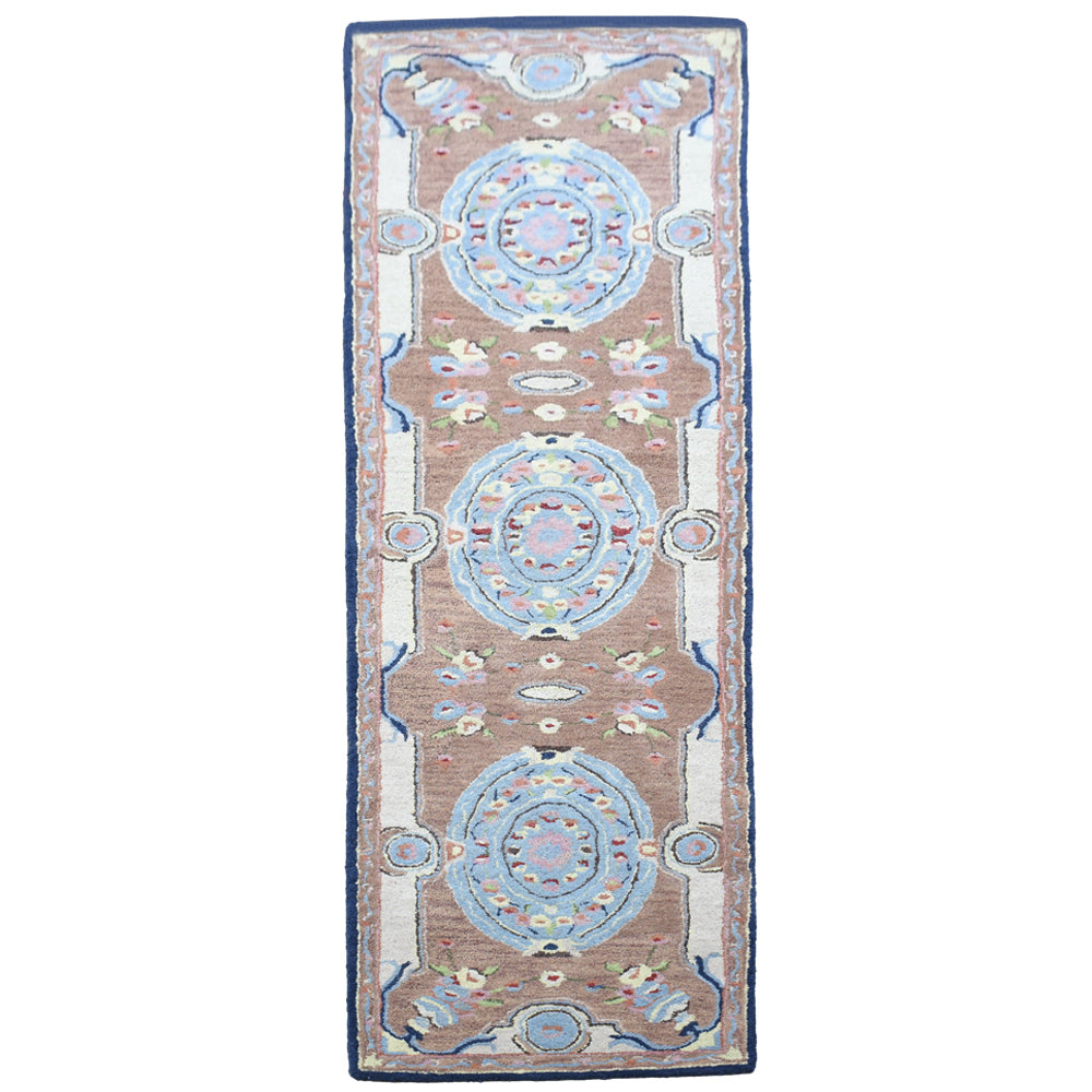 Premium Sarouk Hand Tufted Wool Rug - Traditional Persian Design for Living Room, Bedroom & Office Decor