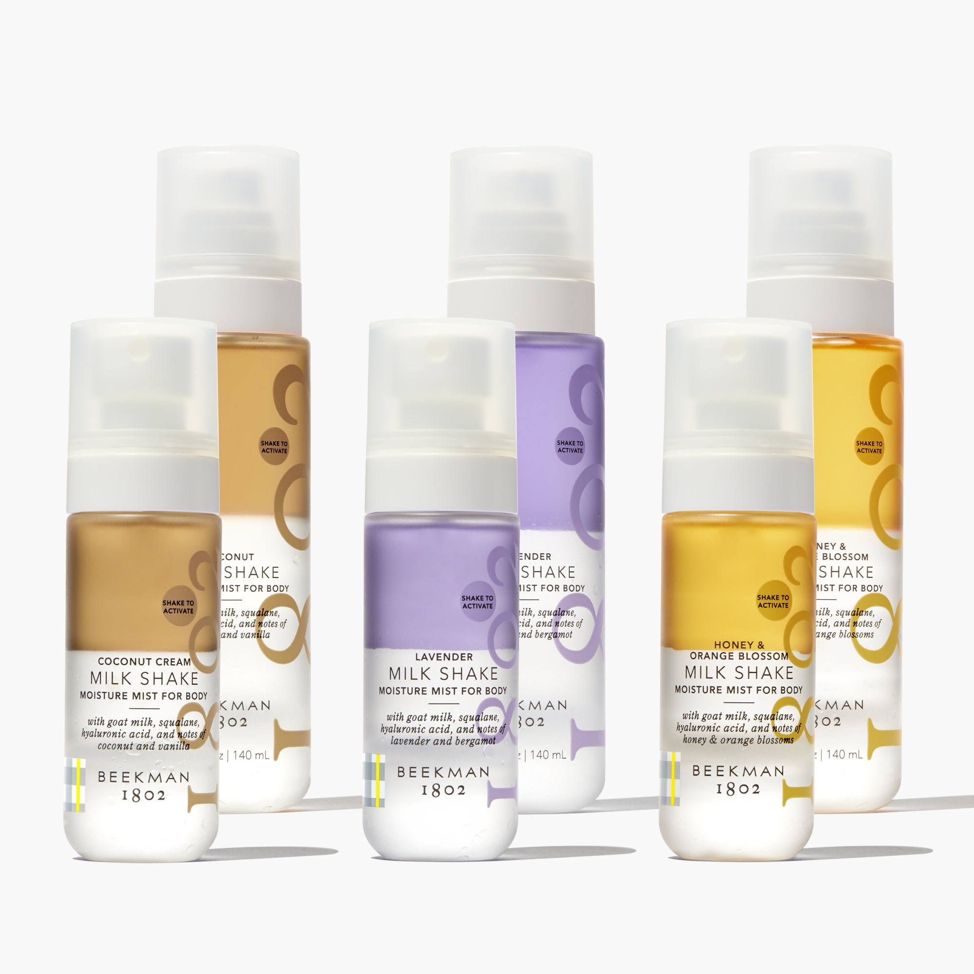 Hydrating Milk Shake Body Mist Spray - Long Lasting Moisture for Dry Skin | Perfect for Daily Use, Gym, Travel & On-the-Go Hydration