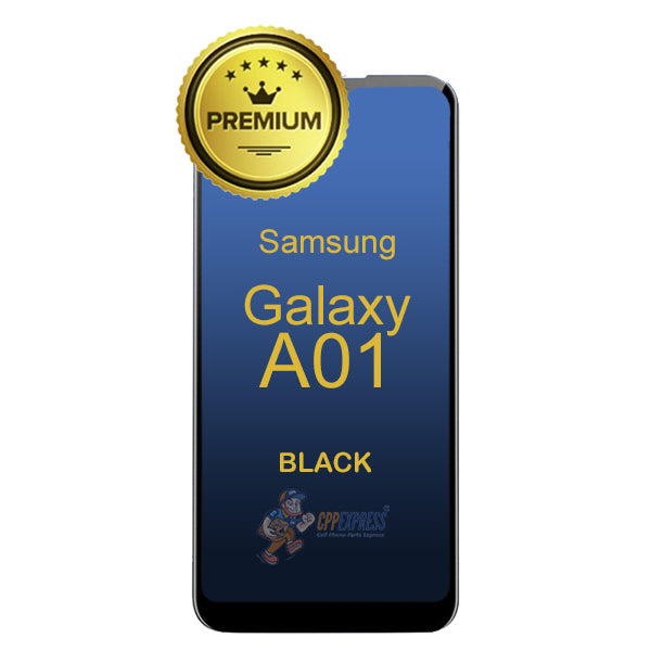 Samsung Galaxy A01 LCD Touch Screen Digitizer Assembly Without Frame - Black Replacement Part for DIY Phone Repair | Compatible with Galaxy A01 Smartphone | Home & Professional Repair Use