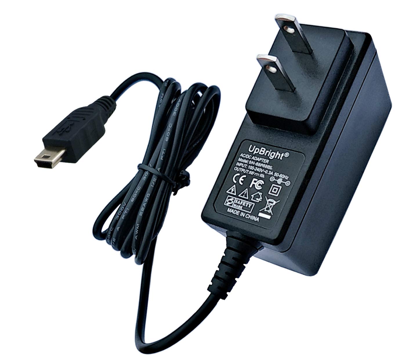 UpBright Mini USB 5V AC/DC Adapter - Compatible with Ooma XFT-TELOHS101 Telo Cordless Handset Phone Charger Cradle Base HC-1001 HC1001 - 5VDC Power Supply Cord for Battery Charging (Not for Phone Center Unit) - Perfect for Home & Office Phone Charging Stations