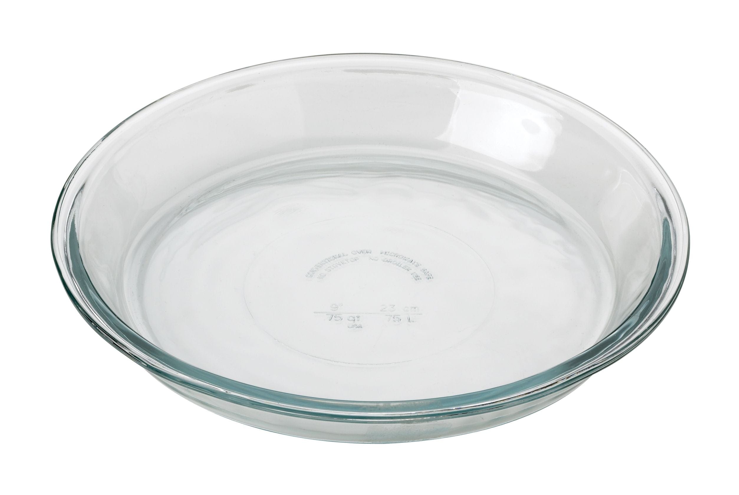9-Inch Anchor Glass Pie Plate - Durable & Oven-Safe for Baking, Serving & Decorating - Perfect for Thanksgiving, Christmas & Family Gatherings