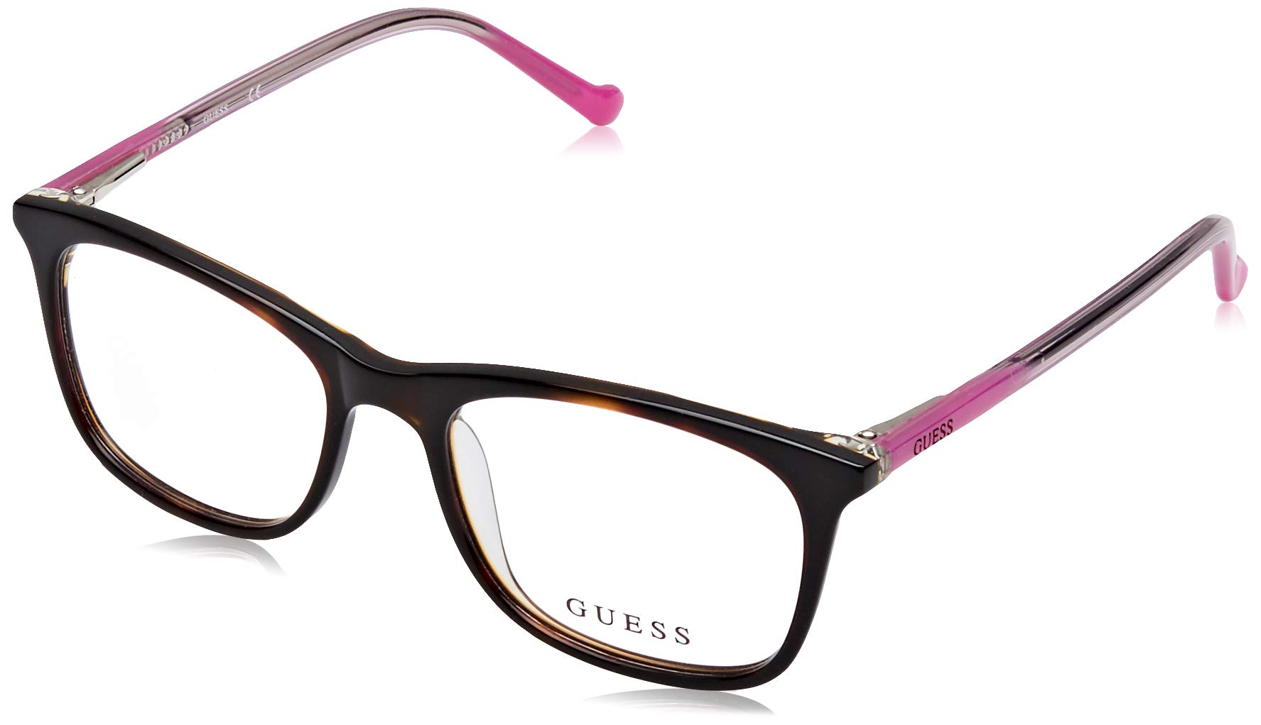 Guess GU9164 Eyeglasses Frames - Dark Havana Acetate Frame, 47mm Lens Diameter, Lightweight & Durable for Men & Women | Perfect for Work, Reading & Fashion Accessories