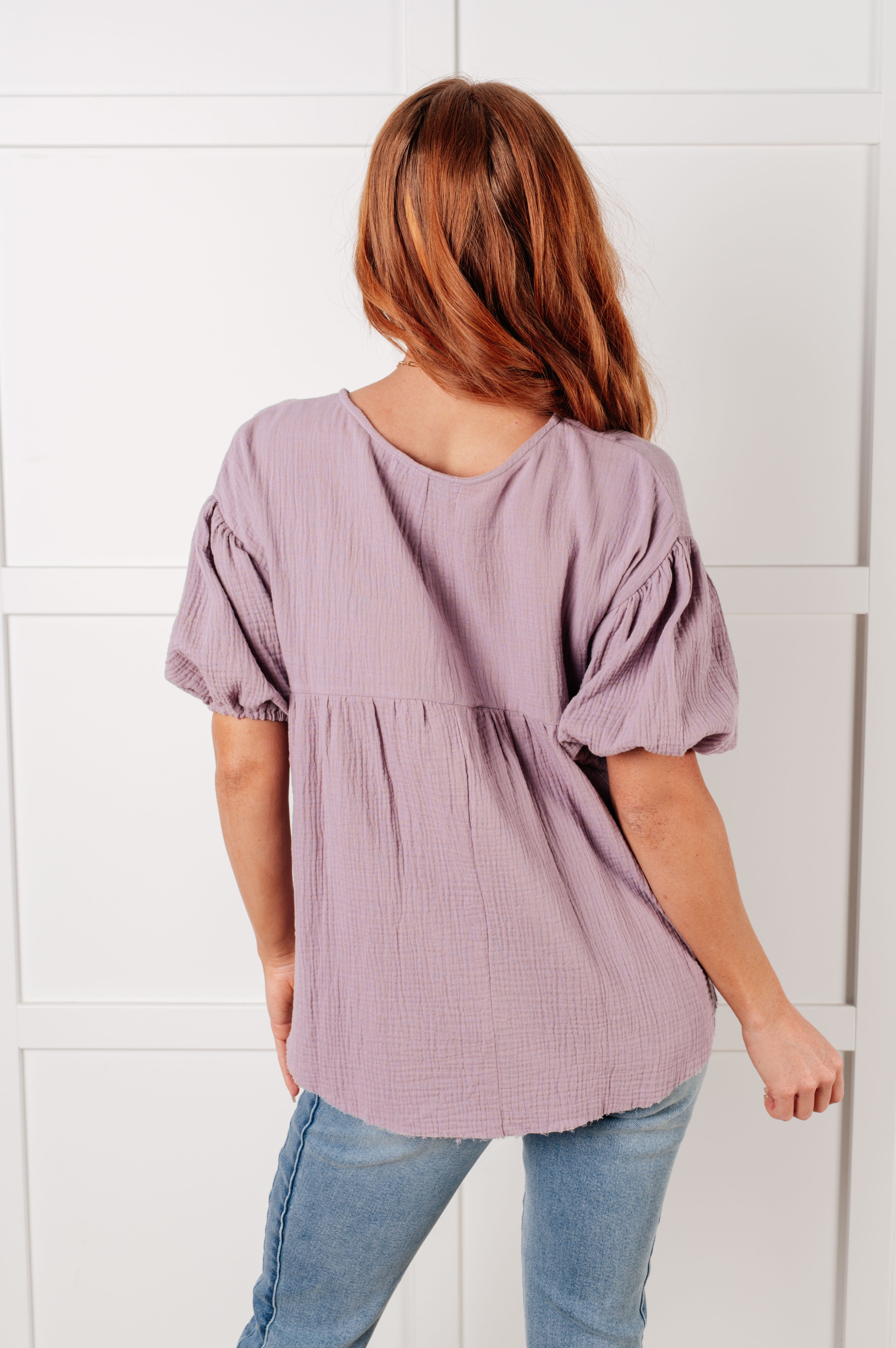 Stylish Bubble Sleeve Peasant Blouse for Women | Flowy Boho Chic Top | Perfect for Casual Outings, Date Nights & Summer Vacations