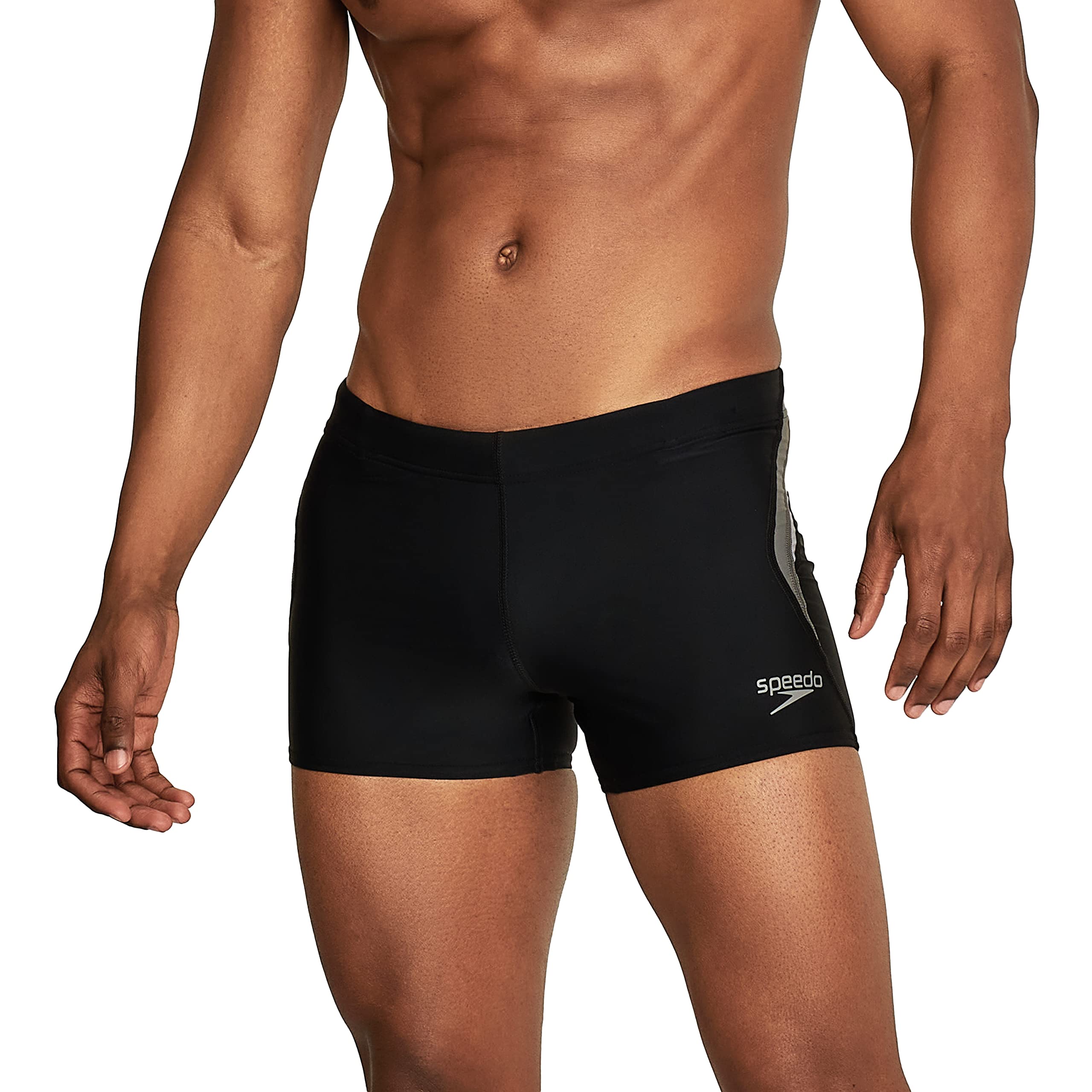 Speedo Men's Swim Trunks - Quick Dry Square Leg Swim Shorts for Swimming, Beach & Pool | Comfortable & Durable Splice Design for Active Water Sports