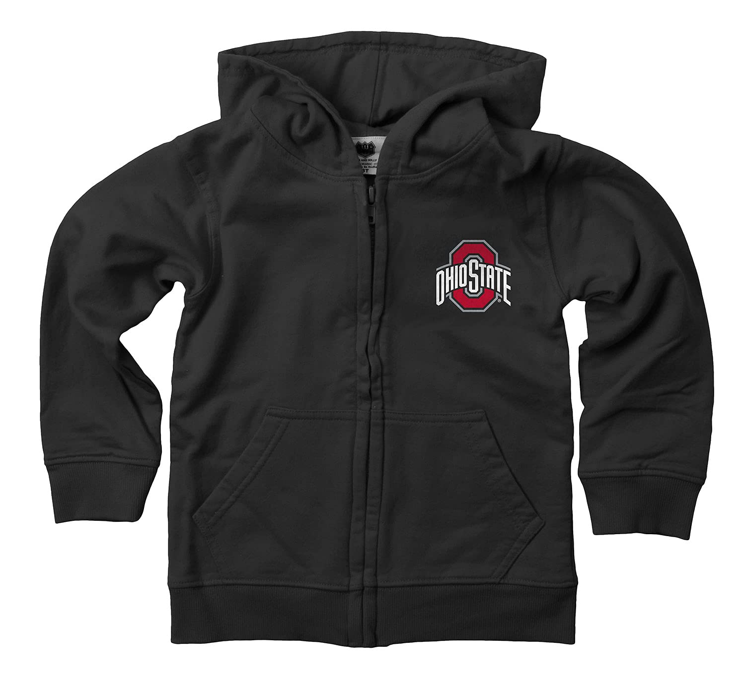 Wes and Willy Boys Zip Up Hoodie - Soft College Fleece Jacket for Kids & Teens | Cozy Pullover for School, Sports & Outdoor Activities