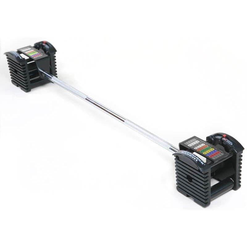 PowerBlock Pro Series Straight Bar - Adjustable Dumbbell Bar for Home Gym & Strength Training | Perfect for Weightlifting, CrossFit & Fitness Workouts