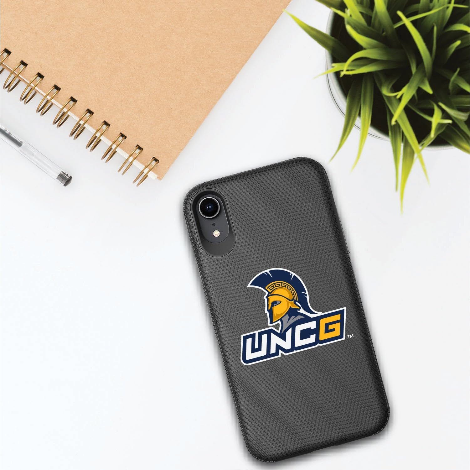 OTM Essentials Durable Tough Shell Phone Case for iPhone 13 Pro Max - University of North Carolina at Greensboro (UNCG) Design - Perfect for Campus Life & Everyday Protection