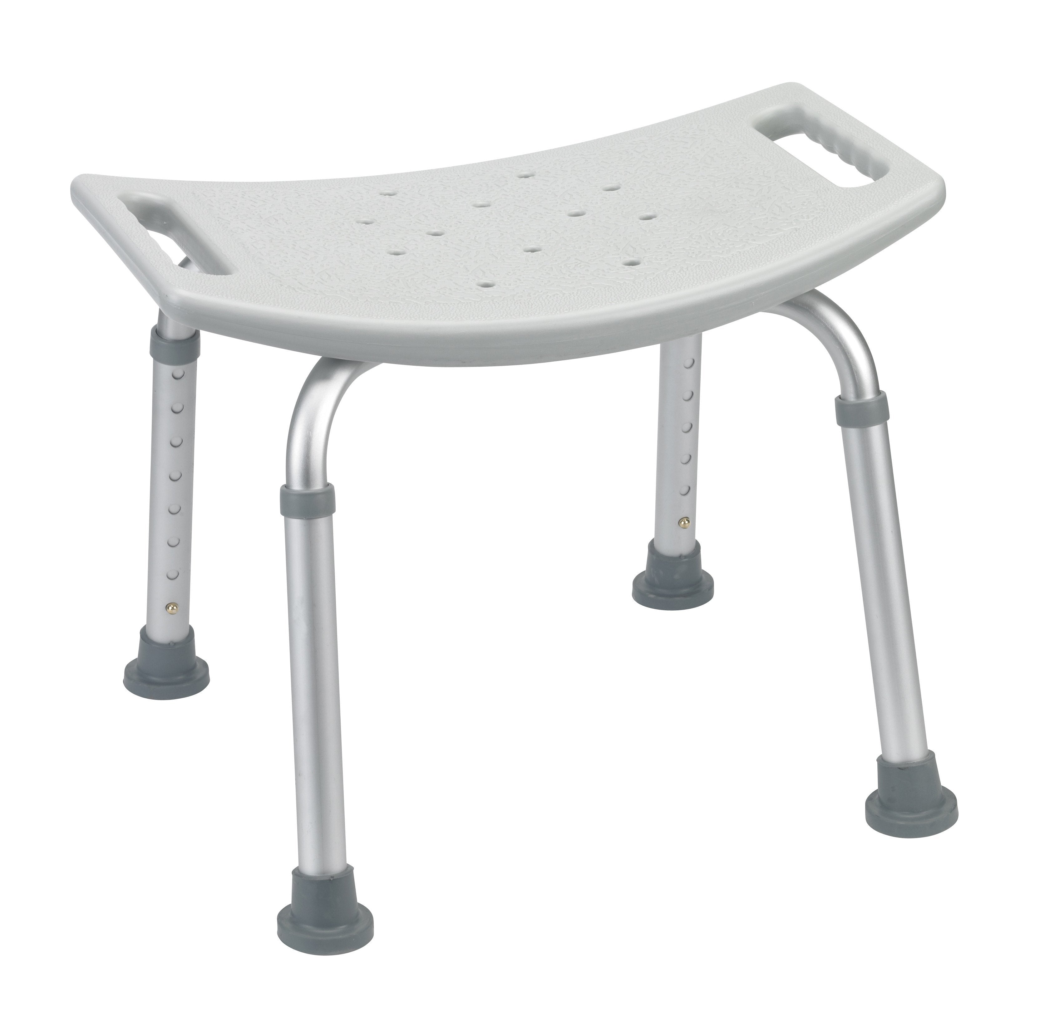 Non-Slip Adjustable Shower Bench Chair for Elderly & Disabled - Sturdy Bathroom Safety Seat with Backrest & Handles - Perfect for Bathtub, Shower, and Spa Use