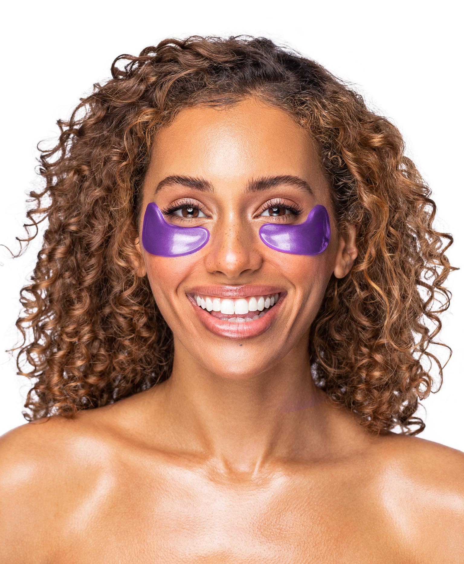 KNESKO Amethyst Hydrate Collagen Eye Mask - Rejuvenating Under Eye Treatment for Dark Circles & Wrinkles - Perfect for Spa Nights & Travel Skincare Routine