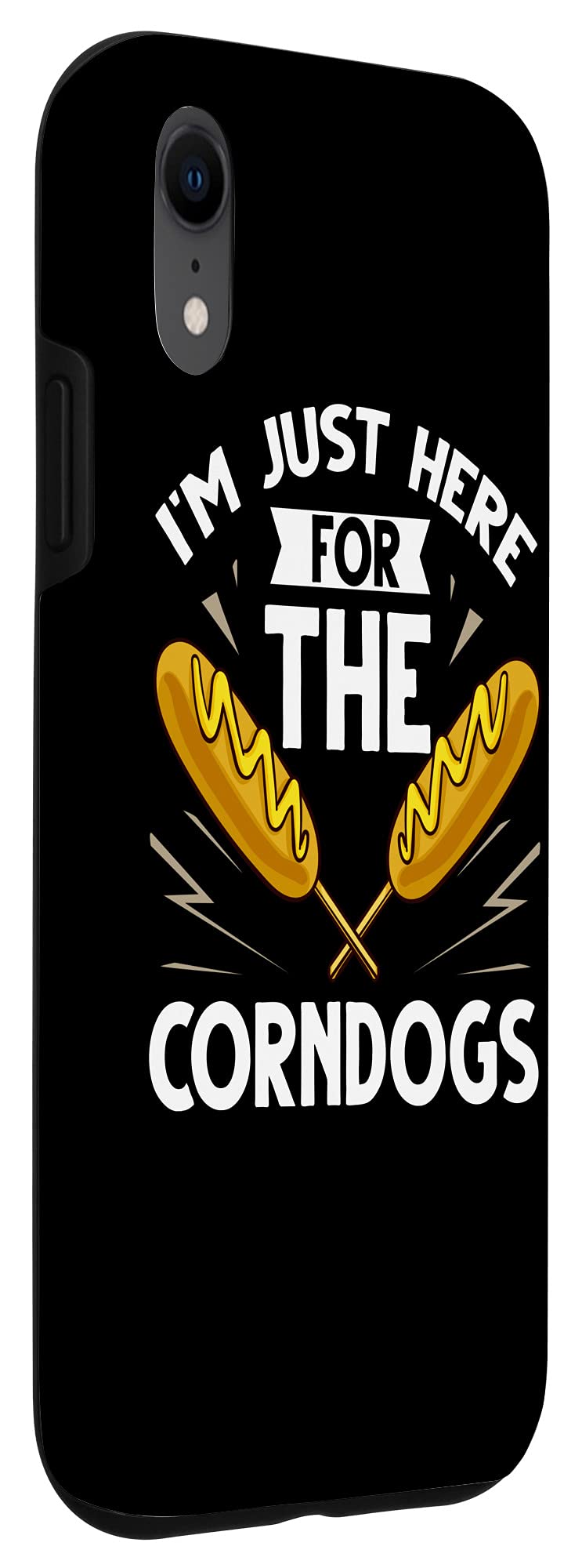 iPhone XR Case - Korean Corn Dog Inspired Design with Mini Cheese Maker | Cute & Protective Phone Cover for Daily Use, Travel, and Gifts