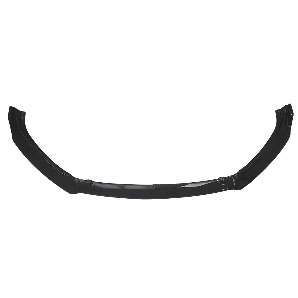 YOUNGERCAR Front Bumper Lip for Mazda 3 Axela 2017-2018 - Gloss Black PP for Sporty Look