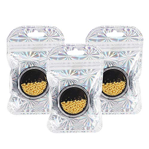 EXCLUZO Nail Art Steel Balls - Safe & Eco-Friendly Nail Decoration Beads for Women | Durable DIY Manicure Accessories | Perfect for Home Nail Art & Salon Use (Nail Ball GZ10)