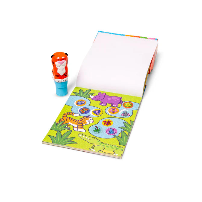 M&D Sticker Wow! Activity Pad Set - Tiger - Fun & Educational Stickers for Kids - Perfect for Travel, School & Creative Play