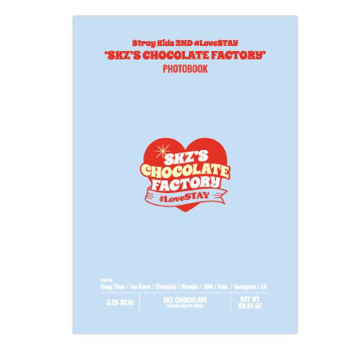 STRAY KIDS SKZ CHOCOLATE FACTORY Official Photobook - K-Pop Merchandise, Album Collectible for Fans | Perfect for Display, Gift Giving & K-Pop Collections
