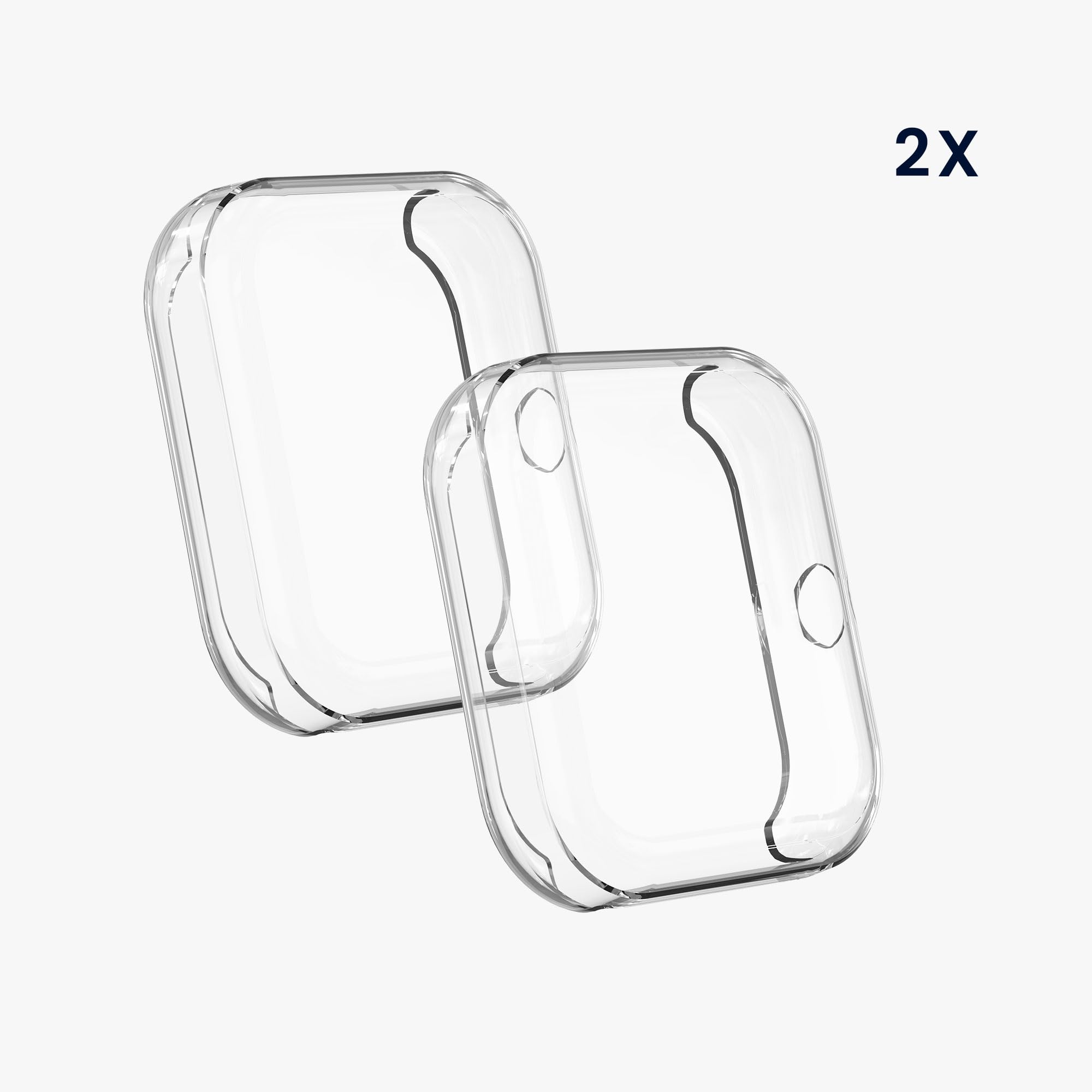 kwmobile Silicone Case for Huami Amazfit Bip 3/Pro - Transparent Fitness Tracker Cover for Gym & Running