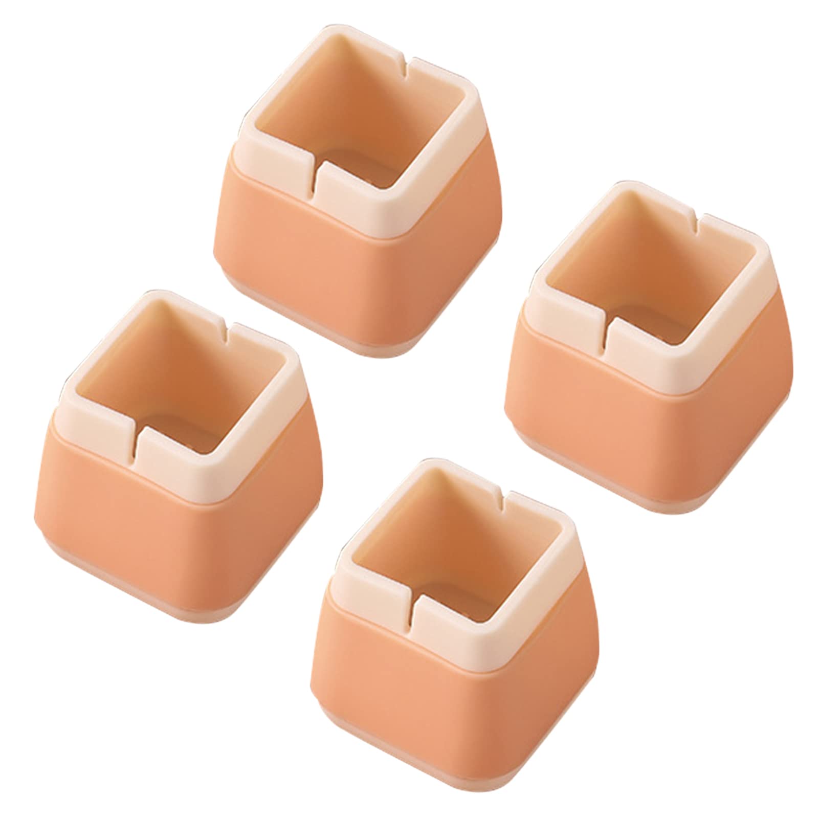 4 PCS Round/Square Silicone Chair Leg Caps - Heavy Duty Furniture Floor Protectors for Hardwood Floors & Tile - Anti-Scratch Table Feet Pads for Home, Office, Bar & Restaurant - Perfect for Moving, Renovation & Housewarming Gifts - Protect Floors from Scratches & Damage - Ideal for Daily Use, Furniture Rearrangement, Parties & High-Traffic Areas - Great for Dining Tables, Office Chairs, Sofas & Moving Furniture