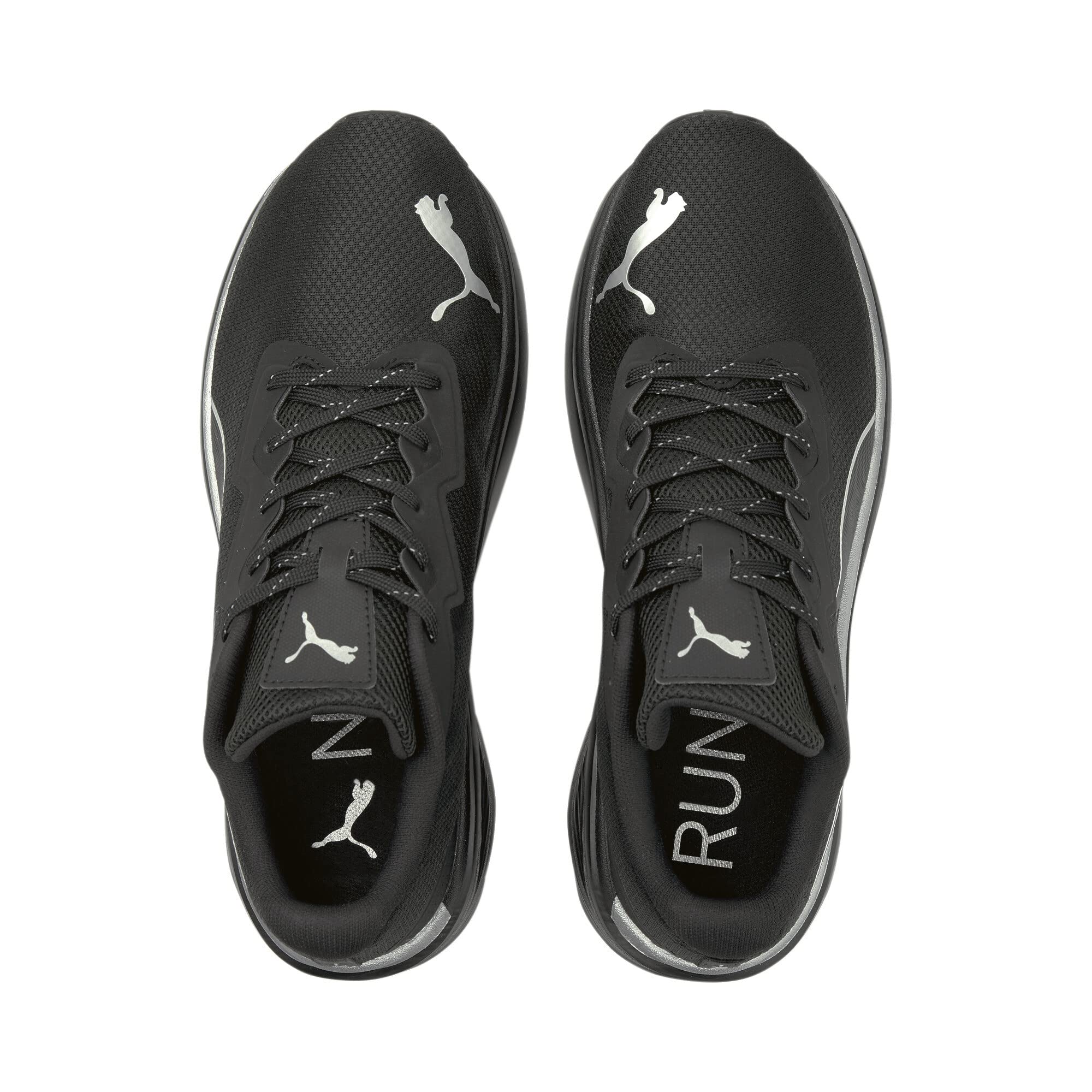 PUMA Aviaror WTR Men's Running Shoes - Lightweight Black/Silver Training Sneakers for Gym, Jogging & Fitness Workouts