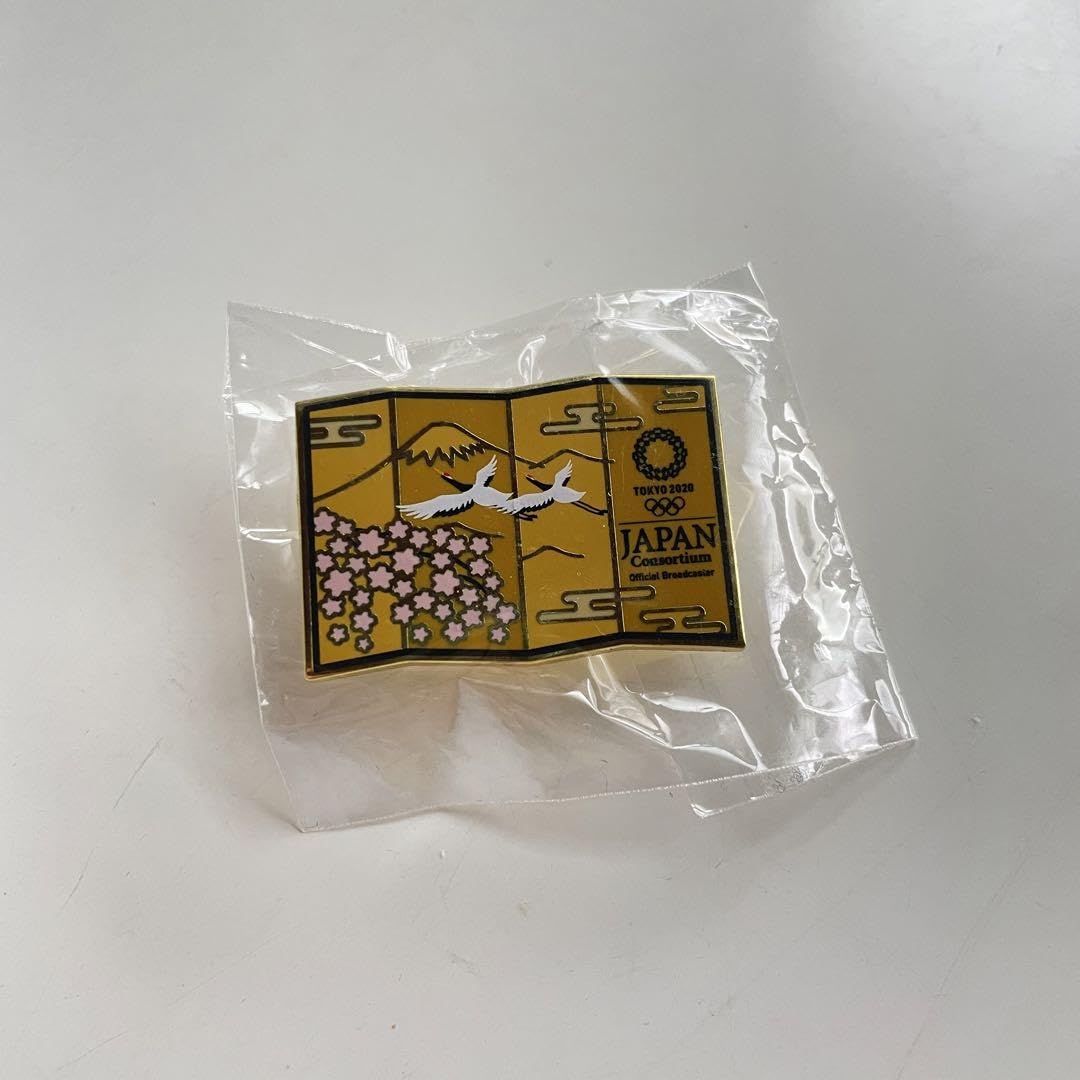Tokyo Olympics 2021 Collectible Pin Badge Set of 4 - Limited Edition Souvenir for Fans & Collectors - Perfect for Display, Gifts, and Memorabilia Collections