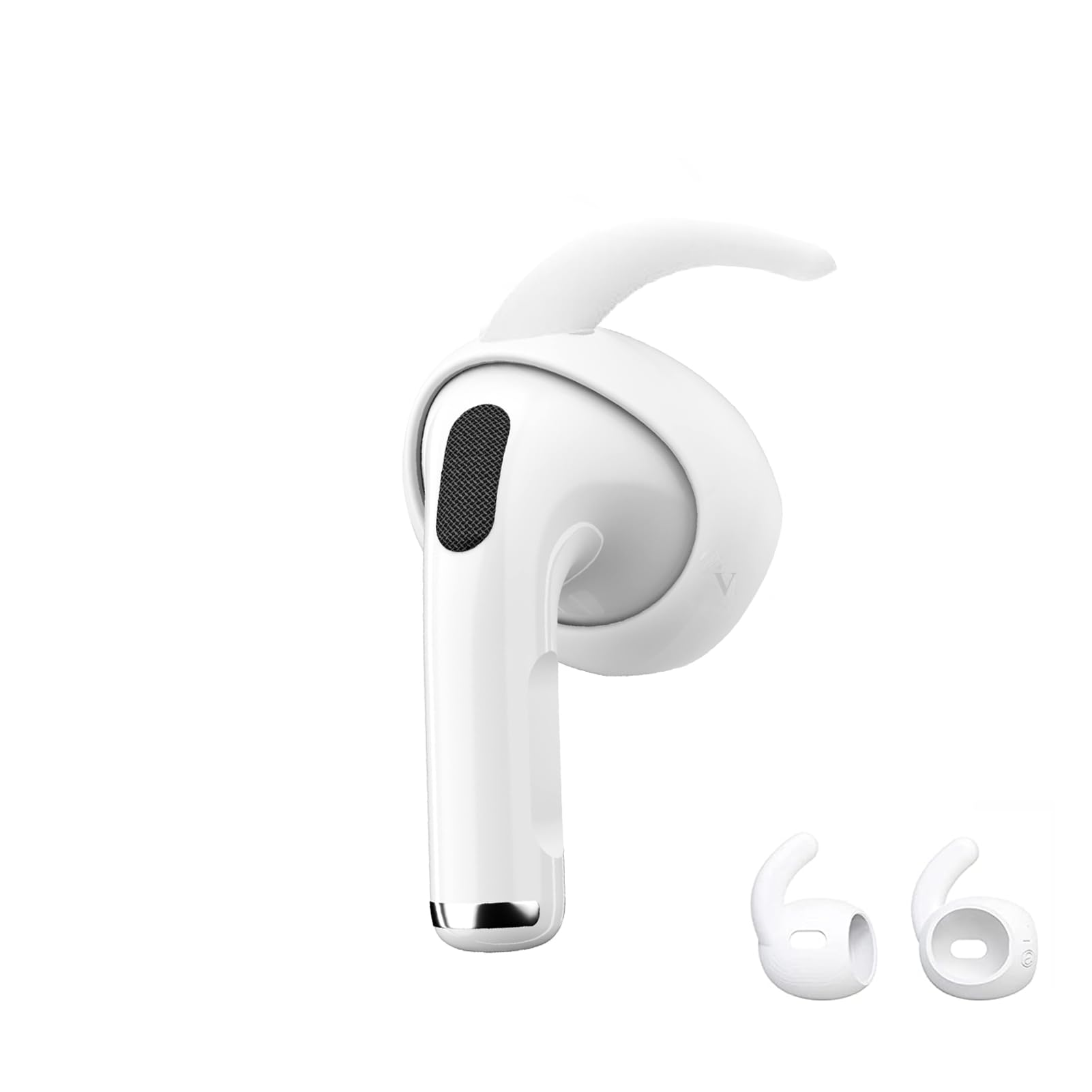 Left AirPod Pro 1 Replacement - Noise Cancelling A2084 with Ear Hooks for Workouts & Travel