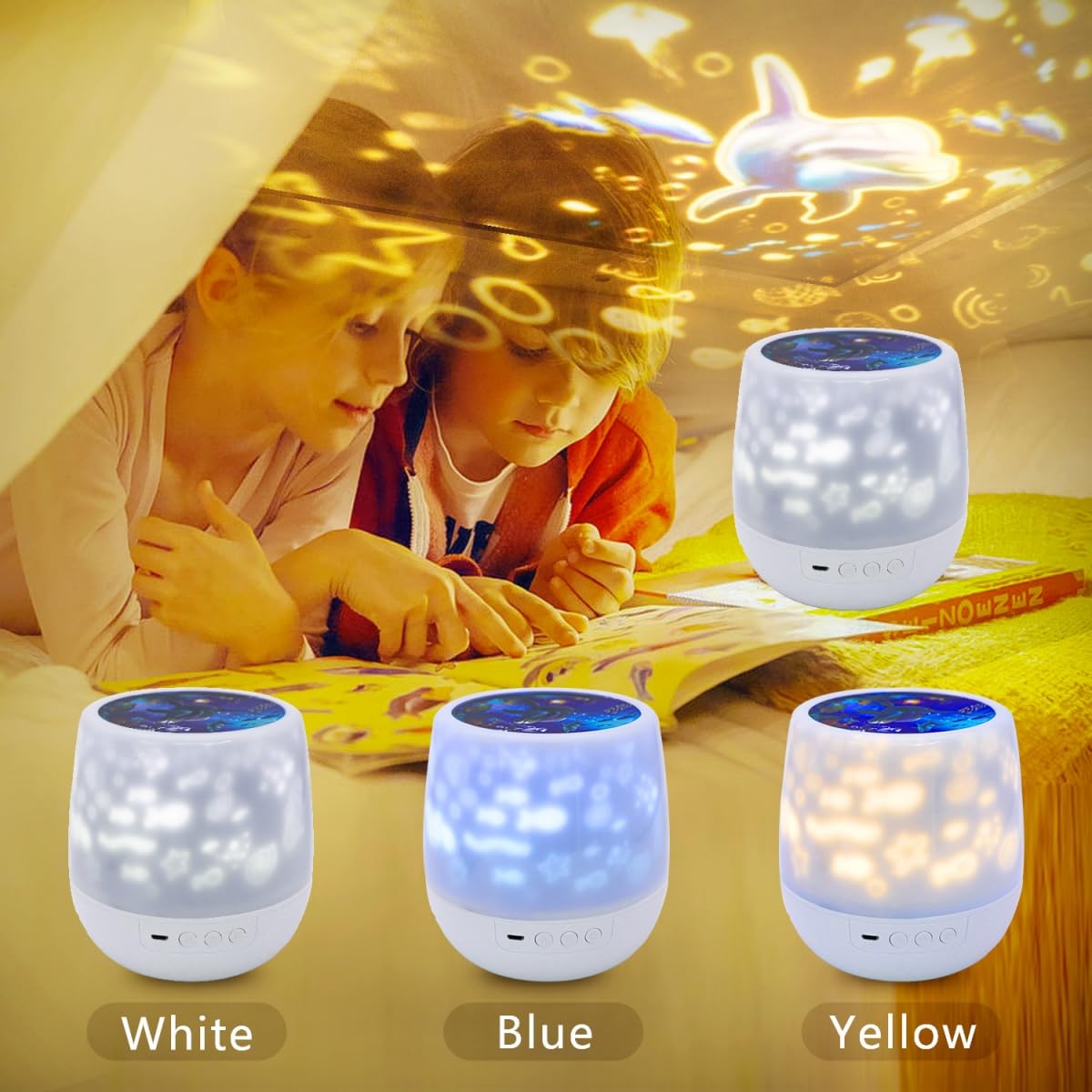 21 Sets of Star Galaxy Projector Night Light for Kids - 360° Rotating LED Light Projector for Bedroom, Ceiling, Nursery & Room Decor - Perfect for Christmas Gifts, Baby Sleep Aid, and Relaxing Nighttime Ambiance
