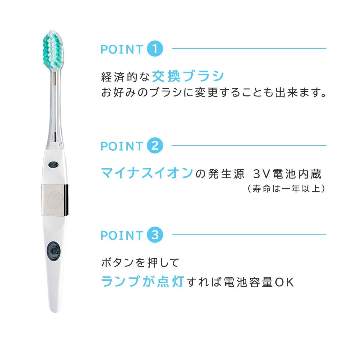 Kisuyu Ion Toothbrush - Superfine Soft Bristles, Compact & Travel-Friendly Design - Perfect for Home, Travel & Daily Oral Care