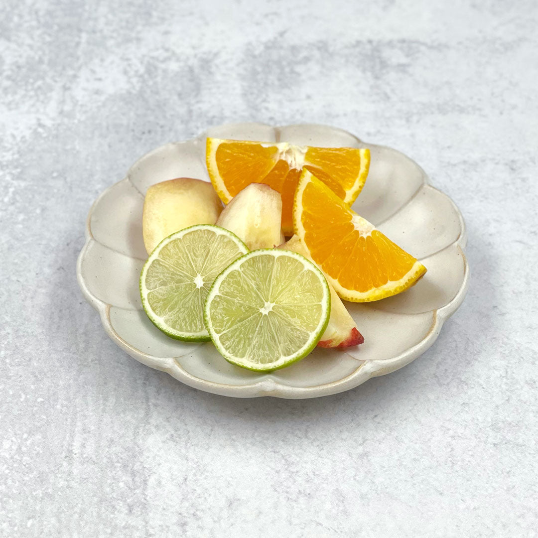 Kikka Daisy Kobiki Matte Ivory Salad Plate 6.6