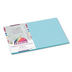 Pacon PACP7712 Peacock Sulphite Construction Paper - 50 Sheets, 12