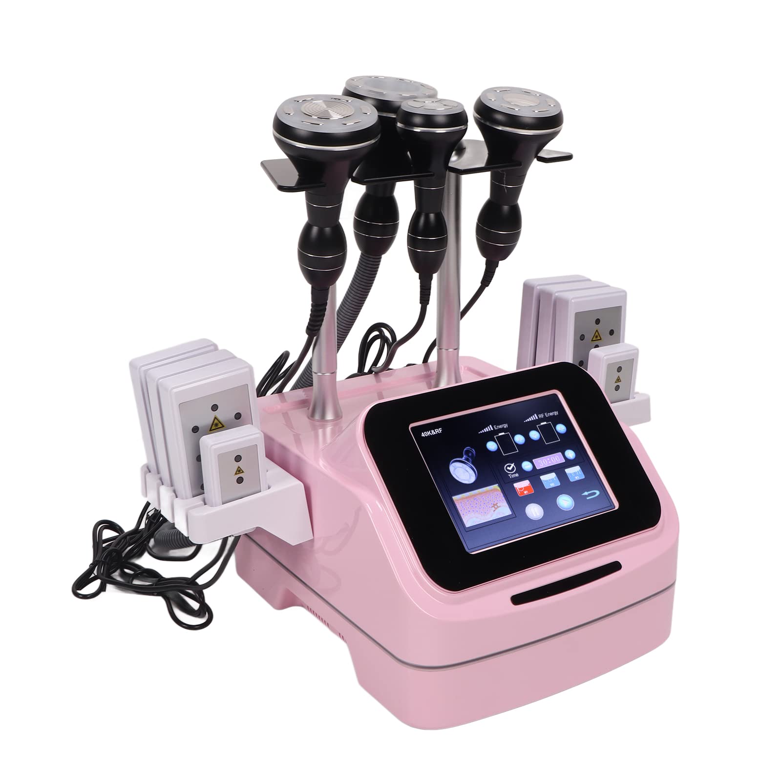 5-in-1 Cavitation Machine with 40K RF Technology for Body Sculpting & Fat Burning - Professional Multifunctional Beauty Device for Home Spa, Weight Loss, and Skin Tightening